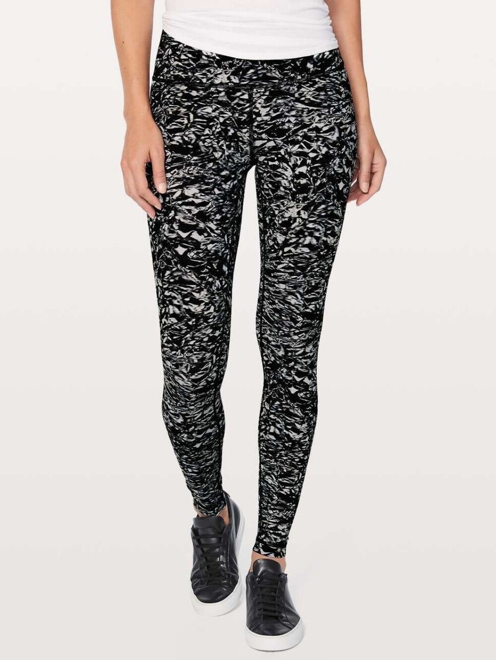 Lululemon Wunder Under Hi-Rise Tight 28" Liquid Platinum Alpine Leggings Size 12